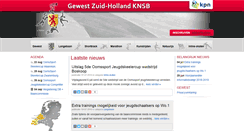 Desktop Screenshot of knsbgewestzh.nl